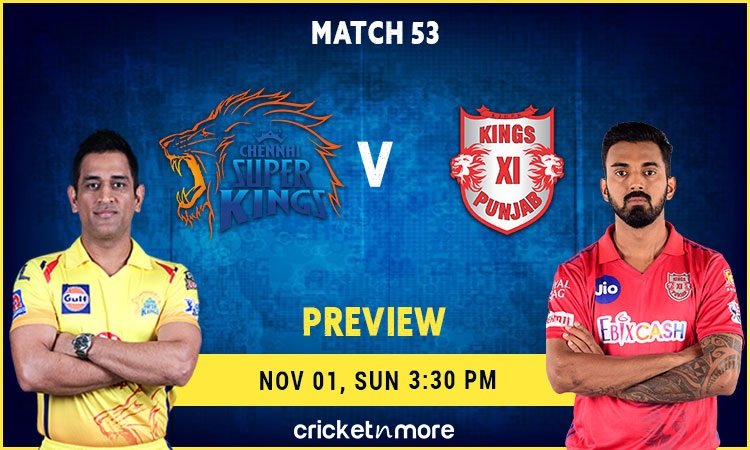 ipl 2020 chennai super kings vs kings xi punjab fantasy cricket tips prediction pitch report